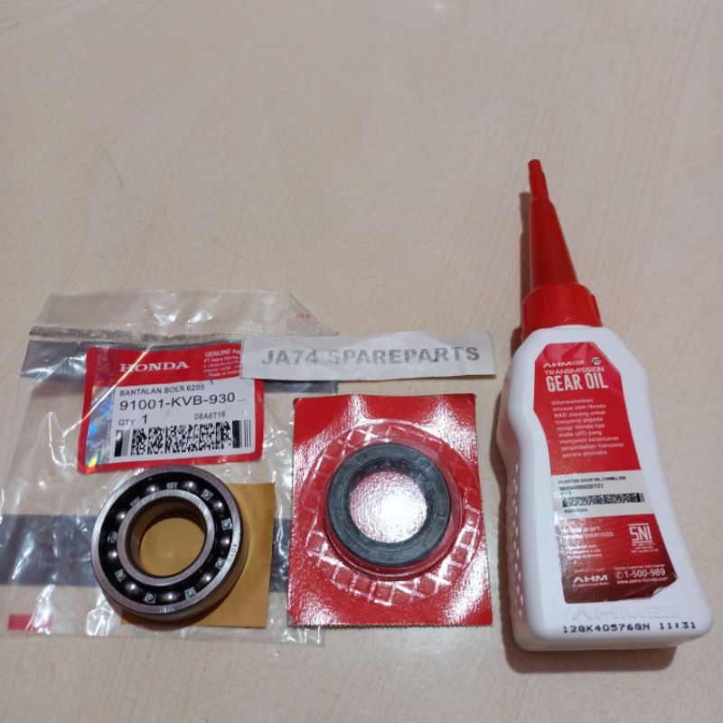 Bearing Laher Bering As roda belakang+Seal Roda belakang+Oli gardan Vario 125-Vario 150 PCX 150