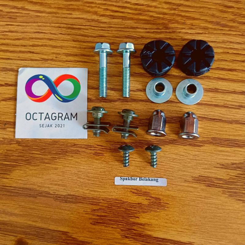 baut spakbor belakang Honda Kirana terlengkap