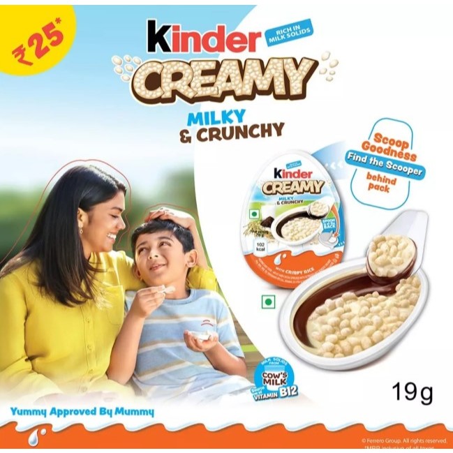 

ECER || EXPIRED JULI 2025 Kinder Joy Creamy Milk Chocolate Hazelnut Rice Crispy 19 gram