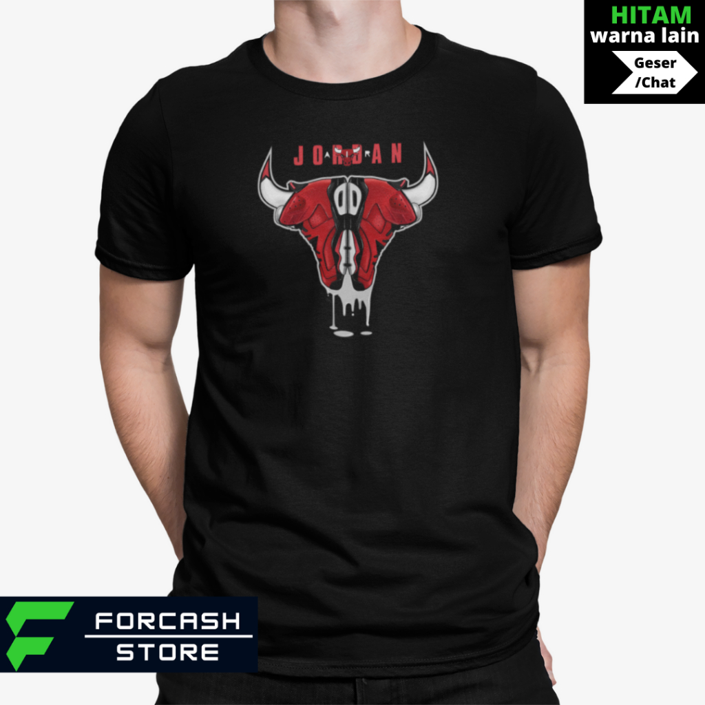 KAOS BASKET CHICAGO BULLS 3 JUMBO BIGSIZE PREMIUM SIZE S - 7XL KAOS ANAK DAN KAOS DEWASA