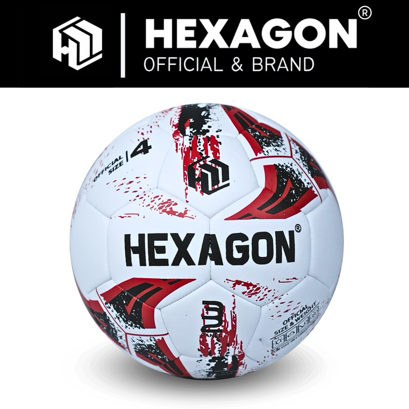 BOLA SEPAK / BOLA KAKI SIZE 4 HEXAGON VIGOR ORIGINAL KUALITAS STANDAR FIFA GRATIS PENTIL & JARING