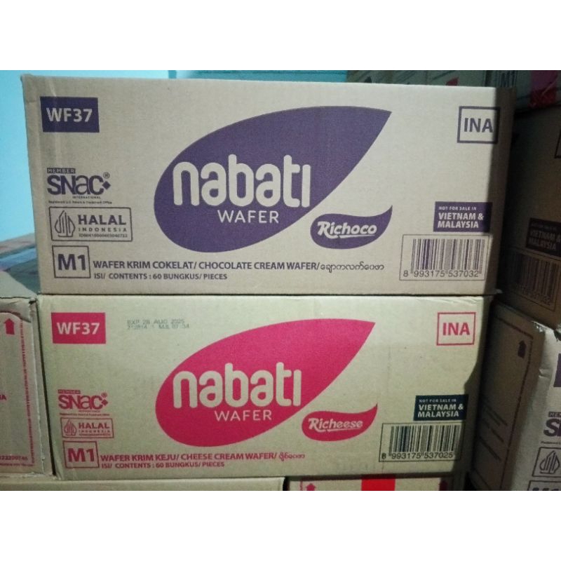 

Wafer Nabati 2000 1 dus (isi 60) Richeese Rhicoco