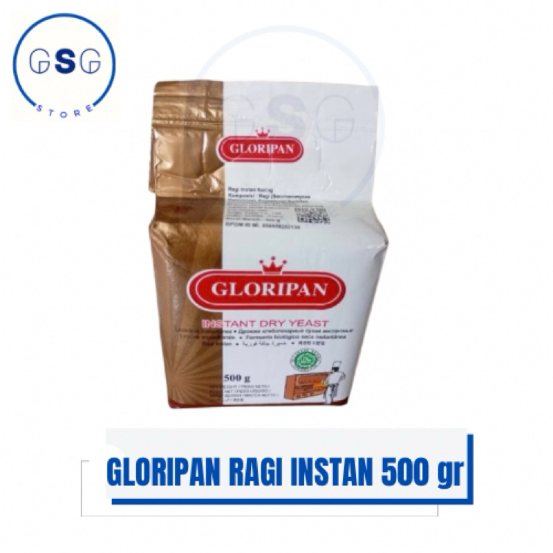 

Gloripan Ragi Instan / Ragi / Pengembang donat / Ragi Kering / Ragi 500gr pack / Ragi 100gr