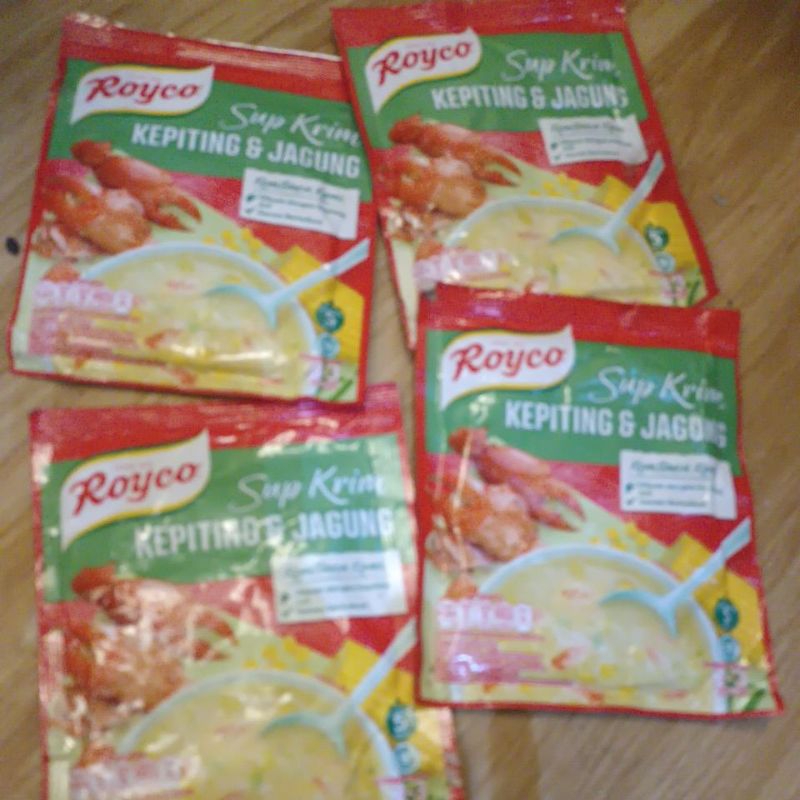 

Rayco Sup Krim Kepiting & jagung. Kemasan Lecek. Termurah!!!!!!