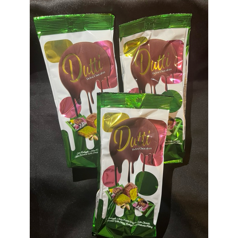 

READY STOK SIAP KIRIM COKLAT DUBAI PISTACHIO KADAYIF POUCH ISI 10