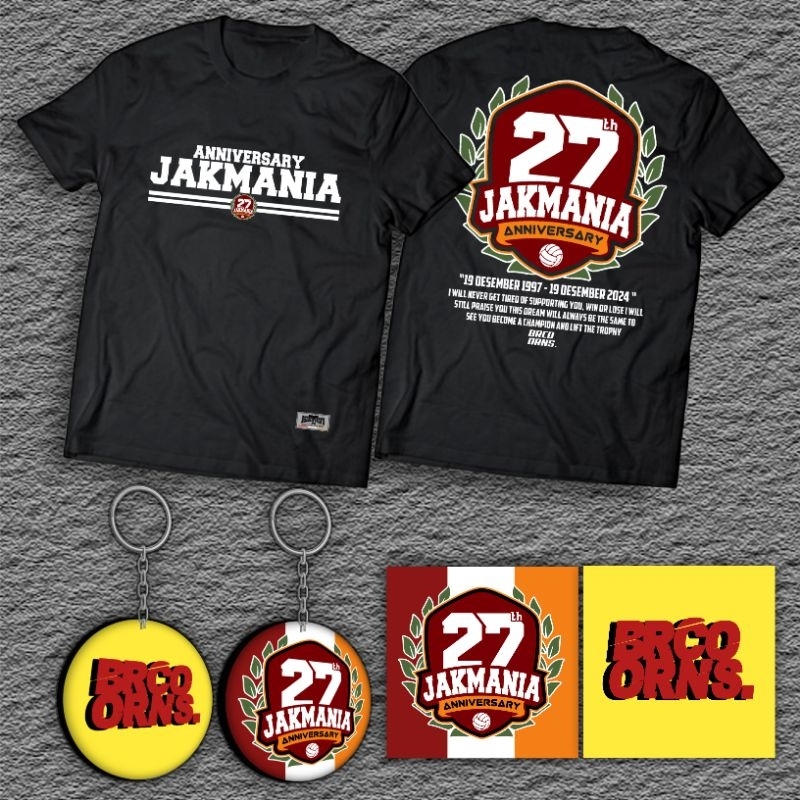T-shirt Anniversary Jakmania 27 Tahun
