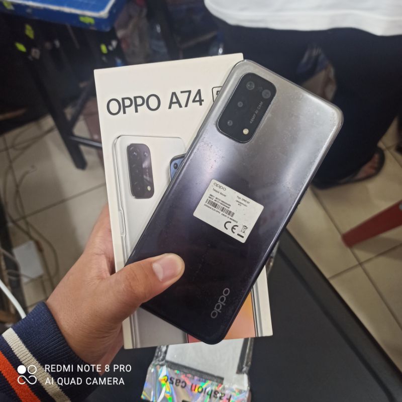 Oppo A74 Second 6/128GB - HP dengan Snapdragon 662 & Layar Full HD+, Desain Premium