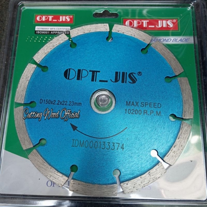 OPT Mata Gerinda potong 5 inch OPT JIS pemotong keramik marmer Granit  - 5 inch