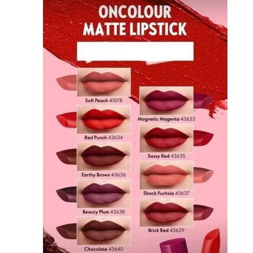OnColour Lipstik matte