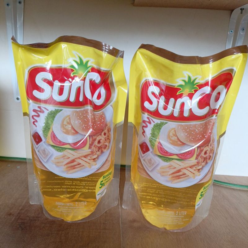 

SUNCO 2L minyak goreng kemasan refill