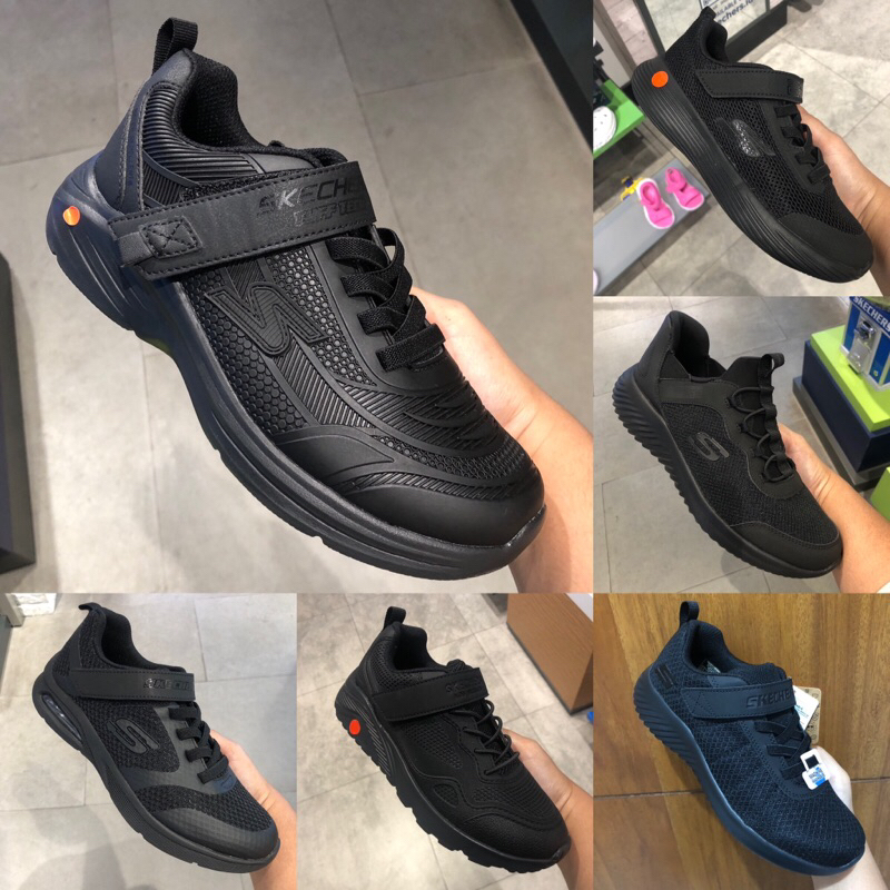 Skechers BLACK 100% ORIGINAL (sepatu sekolah)
