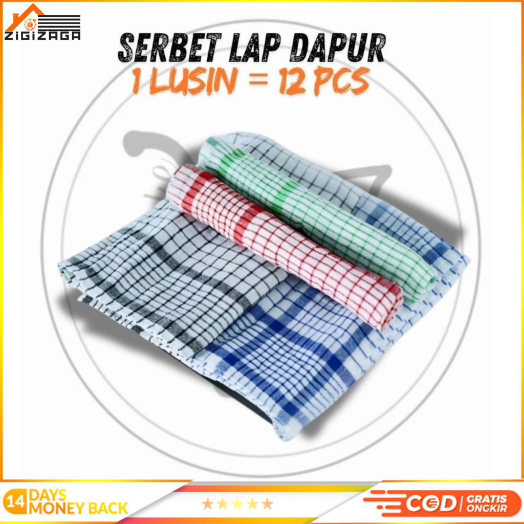 1 LUSIN SERBET KAIN LAP PIRING MURAH LAP TANGAN ISI 1LUSIN 12PC SATU LUSIN SERBET WARNA SERBET PUTIH
