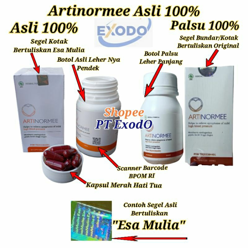 ARTINORMEE Asli 100% Obat Artinormee - PT Exodo Distributor
