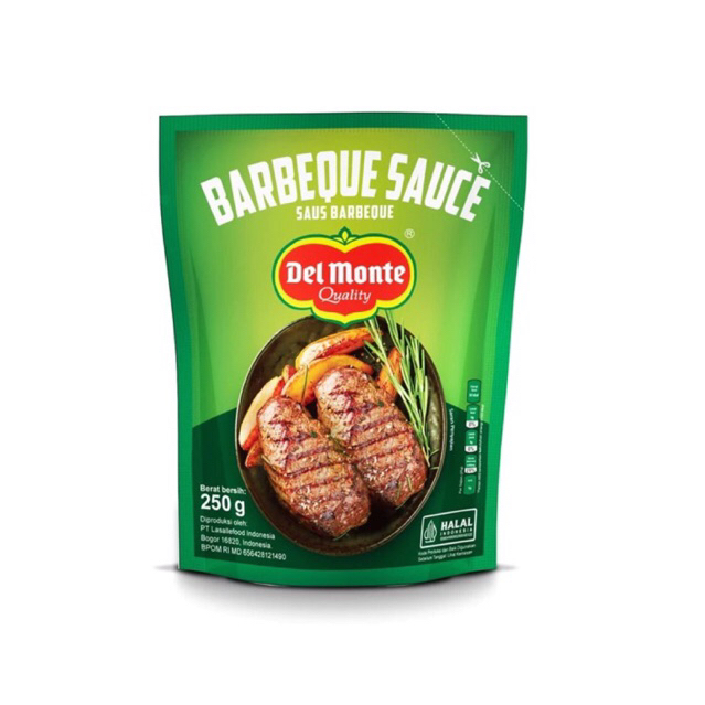 

Delmonte Barbeque Sauce Pouch 250 gr / Saus Barbeque