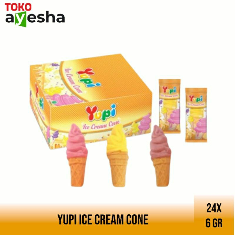 

Yupi Ice Cream Cone Box 144gr