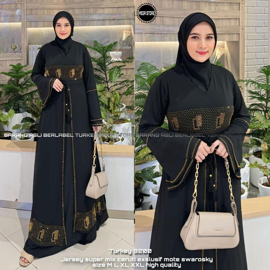 ABAYA TURKEY DRESS EXCLUSIVE || GAMIS TURKEY WANITA MUSLIMAH PREMIUM || TURKEY DRESS BUSUI BAHAN JER