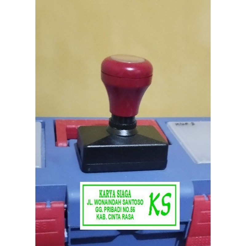 

Stempel flash, automatic , stempel warna 20x41mm