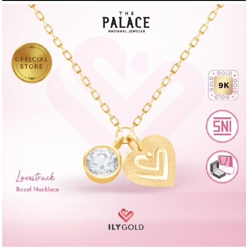 ILY GOLD Lovestruck - bazel necklace