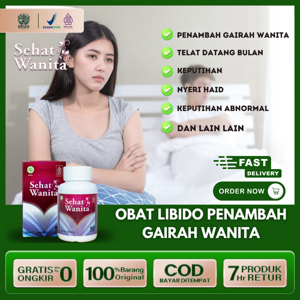 Obat Penambah Gairah Wanita Obat Perangsang Gairah Wanita Penambah Libido Cewe Sehat Wanita Isi 50