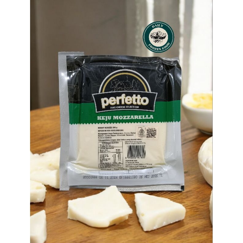 

Perfetto Keju Mozzarella 250gr / Keju Moza / Mozzarella / Mozarela / Perfetto