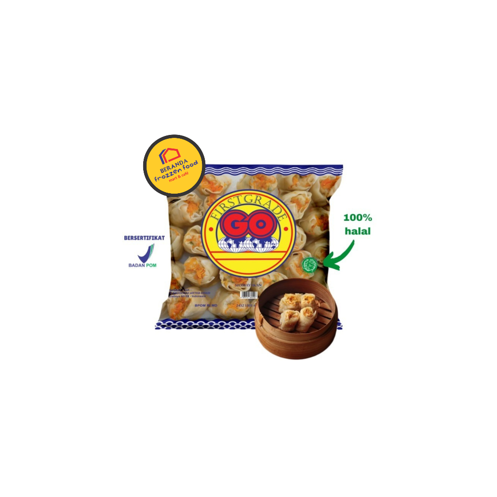 

SIOMAY IKAN GO/ MURAH /100% HALAL /FROZEN FOOD /SOSIS /NAGET/MAKANAN SIAP SAJI/ DUMPLING / SIAP SAJI