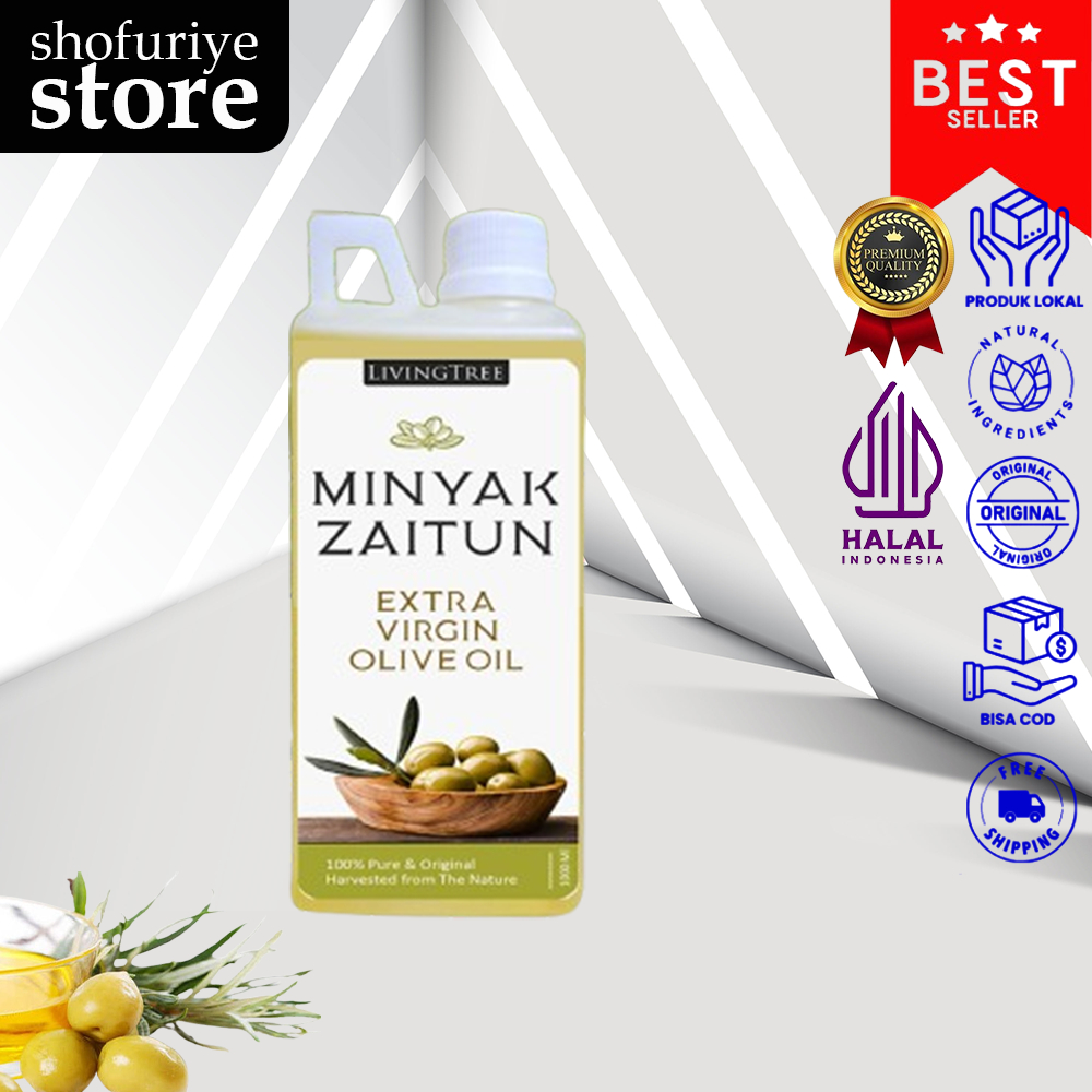 

Minyak Zaitun Extra Virgin Olive Oil 1 Liter Organic Premium Murni Asli 100% EVOO Ekstra Virgin Organik