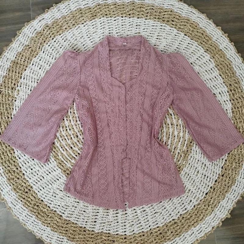 Baju Kebaya Brokat Lonceng Messy Bali Wisuda Moderen Murah Kebaya Modern Brukat Malika Pakaian Adat 