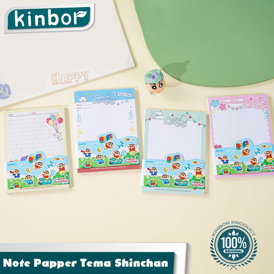 

Sticker Memo Sticky Note Crayon Shinchan Kertas Catatan Colorful