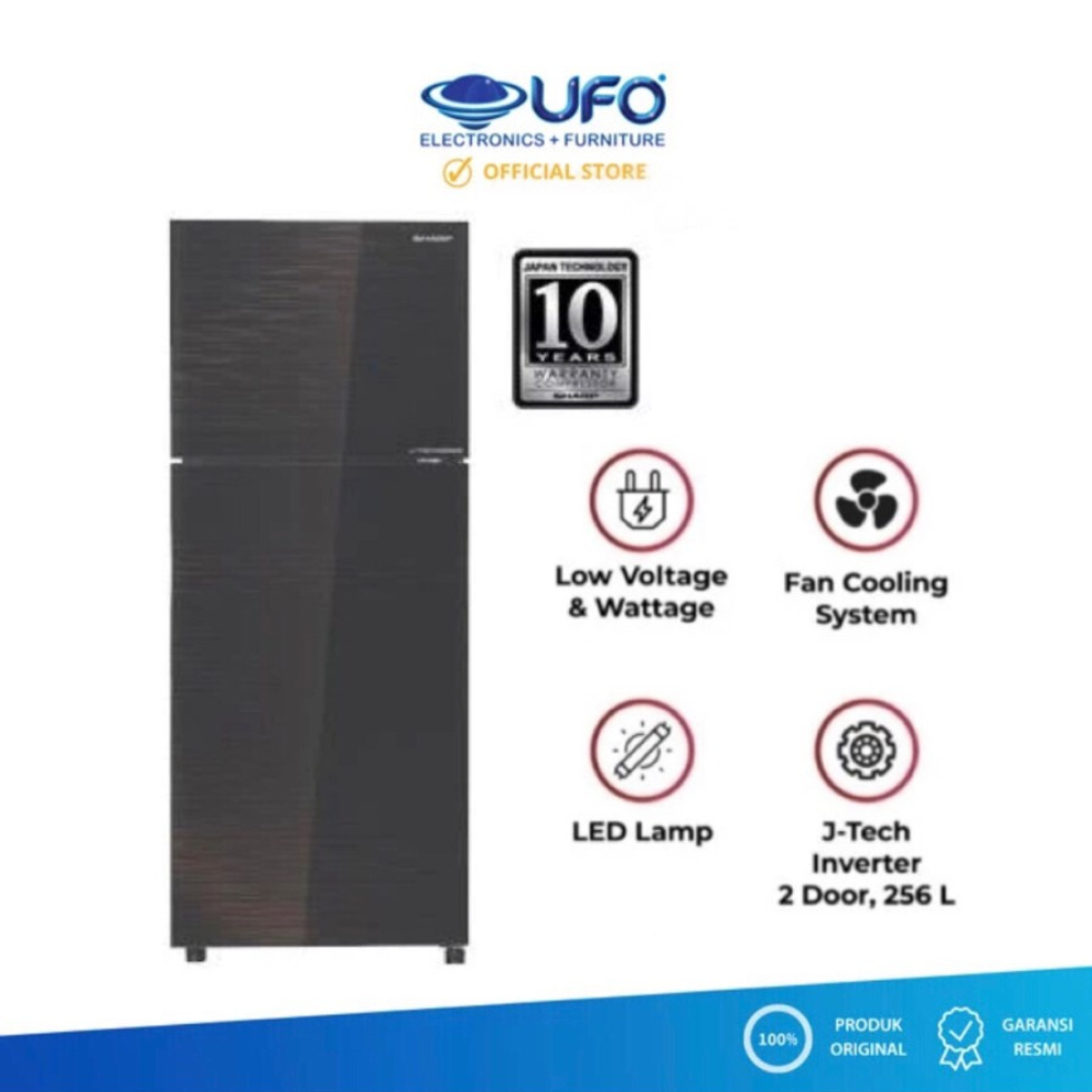 Sharp Kulkas 2 Pintu SJ-326XI-MK