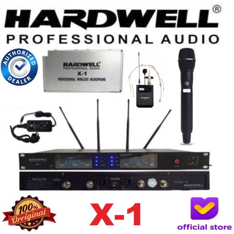 Hardwell X1 / X 1 Original Handheld Clip On Headset Mic Wireless Clip on