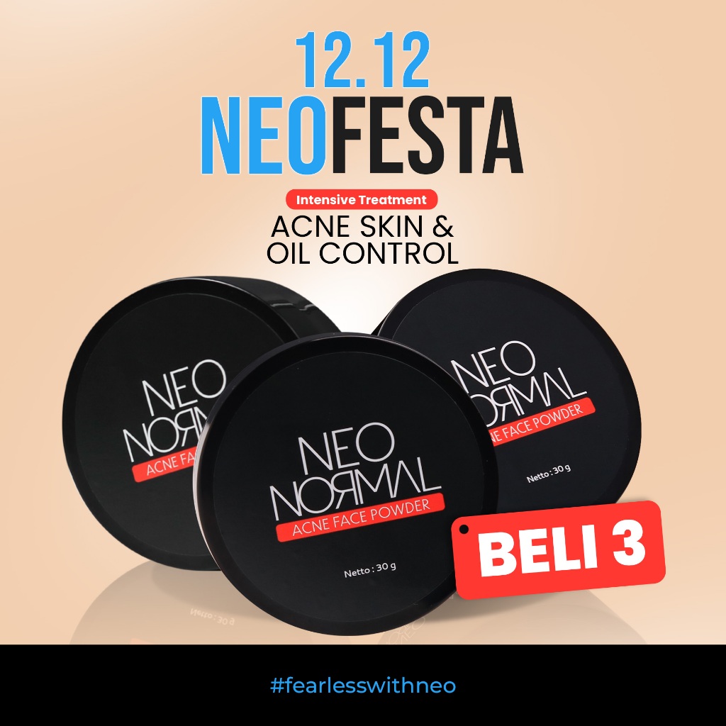 NEO NORMAL Acne Face Powder Beli 3 (Penghilang Jerawat / Anti Acne)