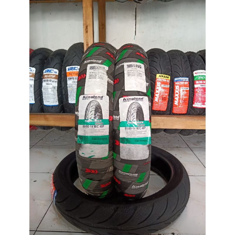 Ban Matic Tubeless Kingland 80/90-14 (King Tiger)