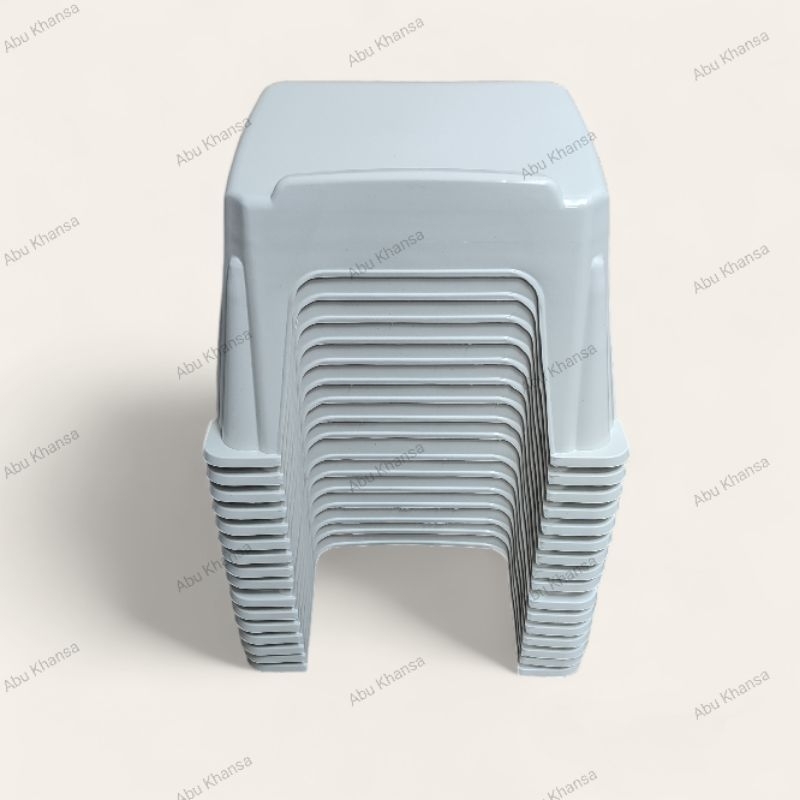 RTY Meja Ngaji Plastik Putih Lekar Al-Qur'an Meja Belajar Mengaji Bangku Ngaji