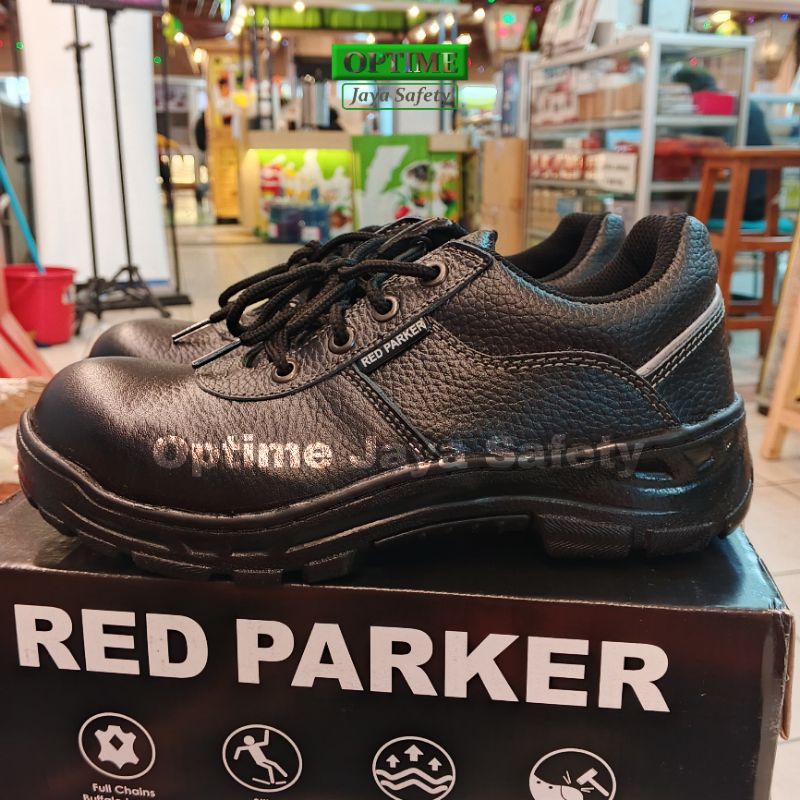 Sepatu Safety Red Parker Type P181 Original 100% - Safety Shoes Red Parker Type P181