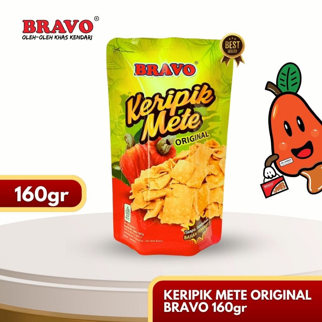 

KERIPIK METE/MEDE/MENTE BRAVO 160 g