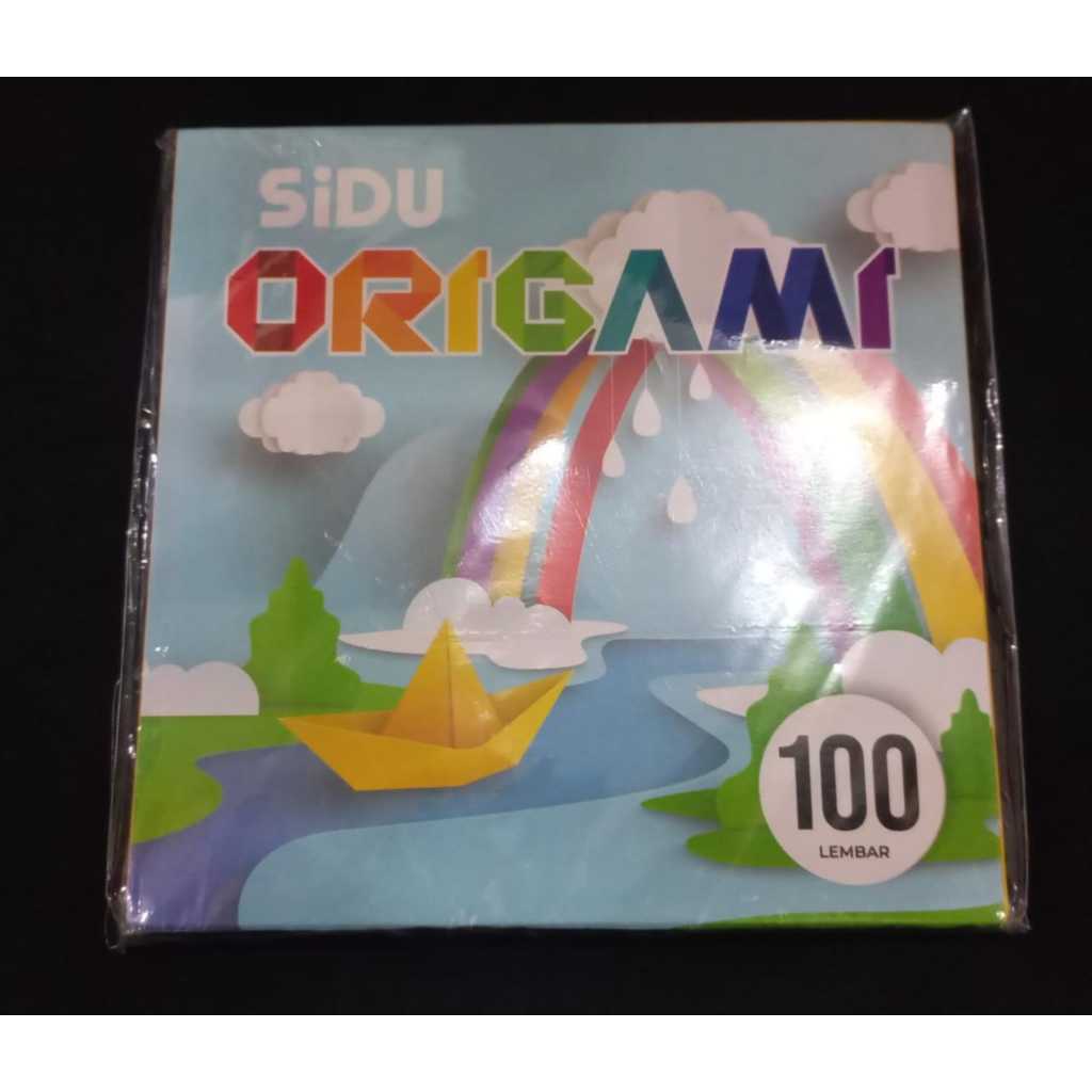 

ORIGAMI SIDU SHIP UK 12 x 12 CM ISI 100 LEMBAR