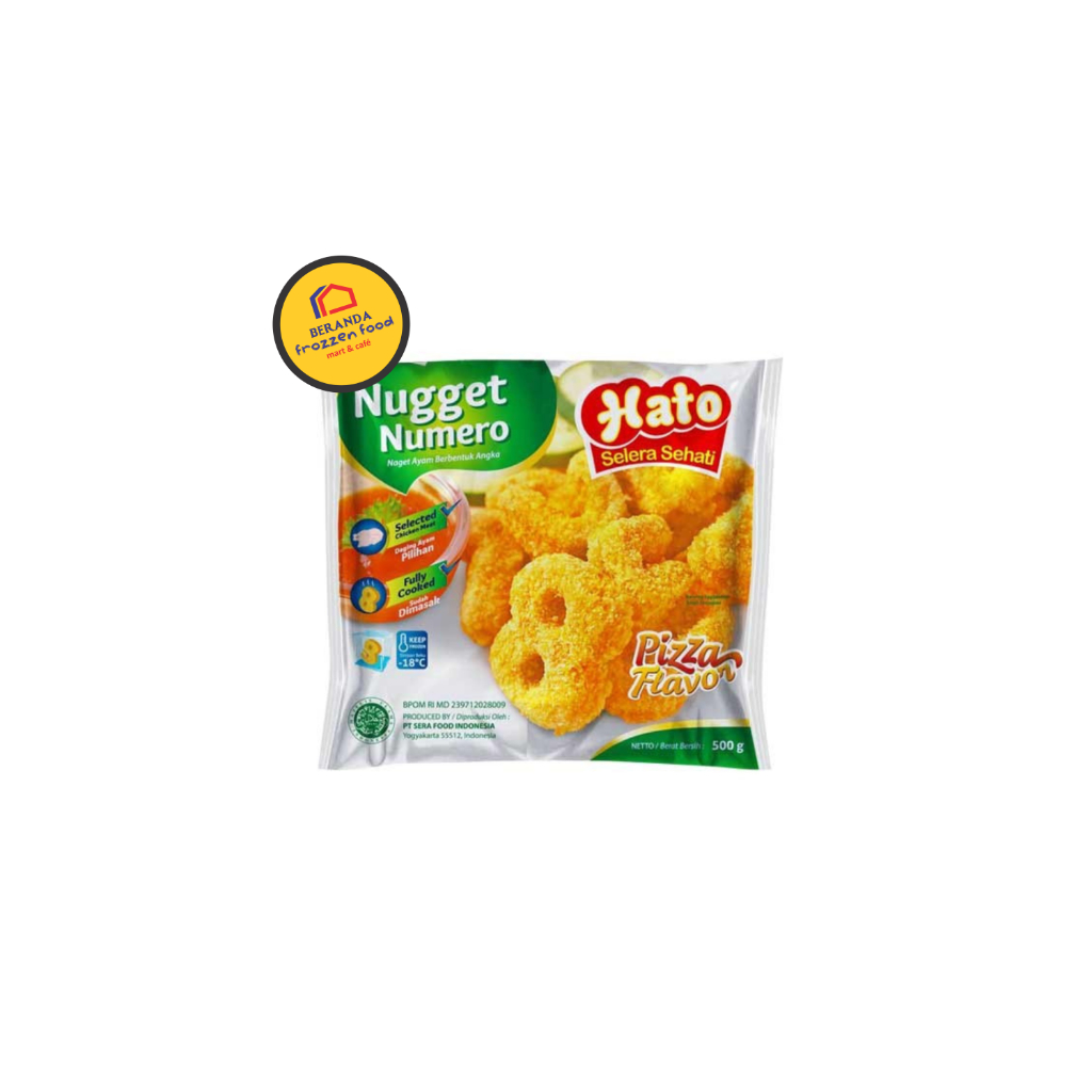 

HATO NUGGET NUMERO 500GRAM/ MURAH / 100% HALAL / FROZEN FOOD / SOSIS / NAGET / DUMPLING / SIAP SAJI