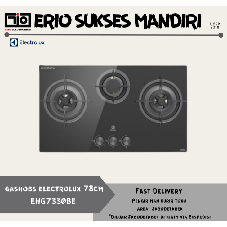 Kompor Tanam ELECTROLUX EHG 7330BE / EHG7330BE / EHG 7330 BE