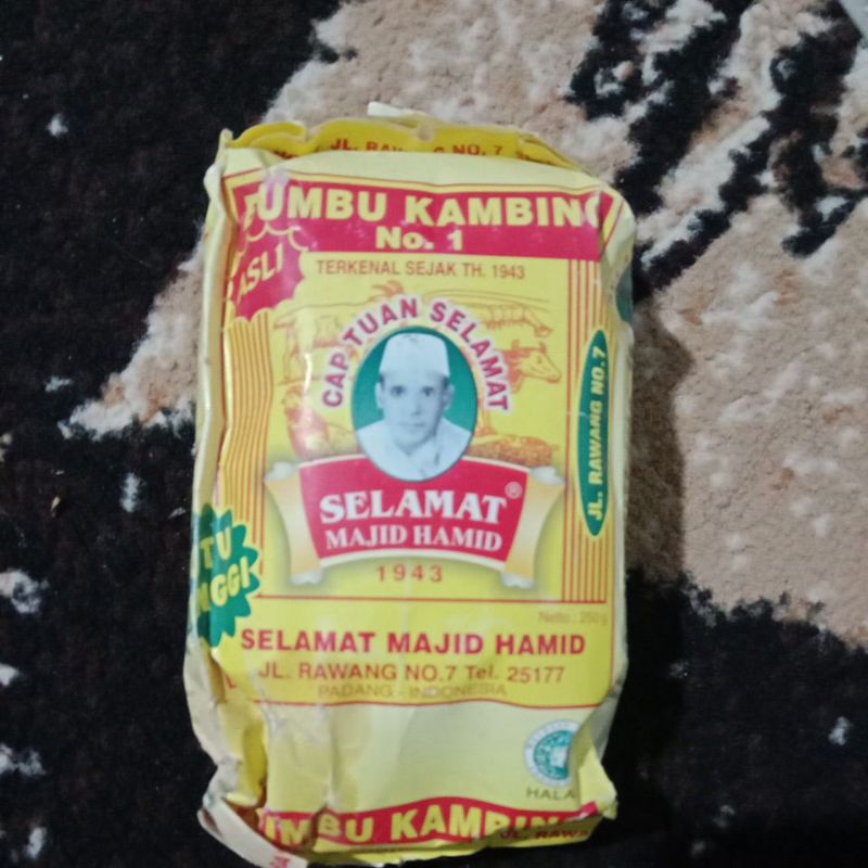 

Bumbu masak kambing Cap Tuan Selamat 250g