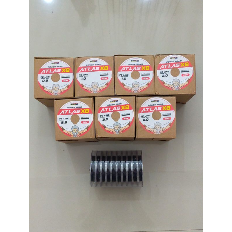 SENAR PANCING BENANG PE HOOKUP ATLAS X8 50M