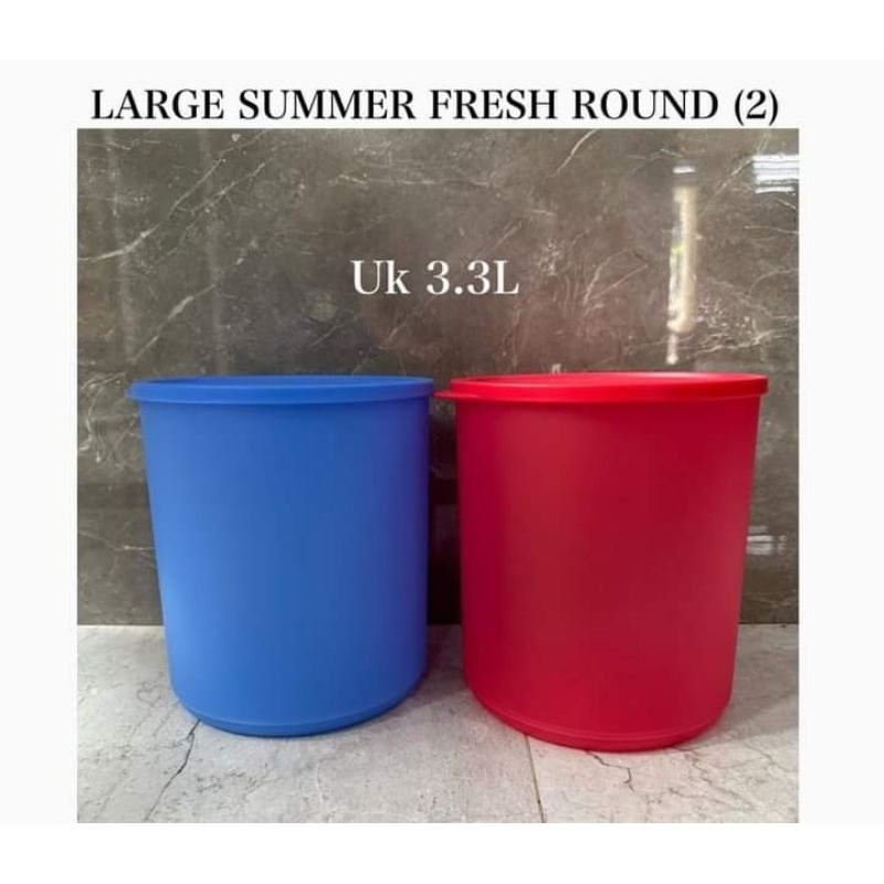 LARGE SUMMER ROUND 3,3L 2PC TUPPERWARE
