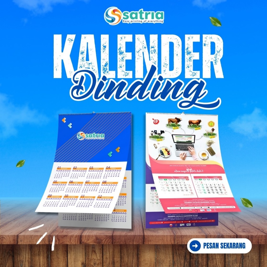 

Kalender Dinding A3 - (Custom/Template)