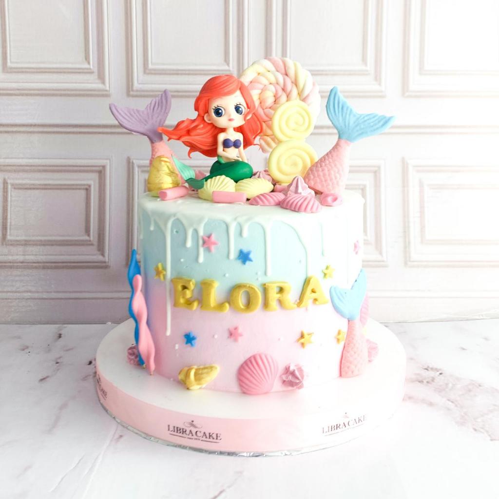 

Kue Ulang Tahun/Birthday Cake/Kue Ultah Tema Mermaid/Kue Birthday Jakarta