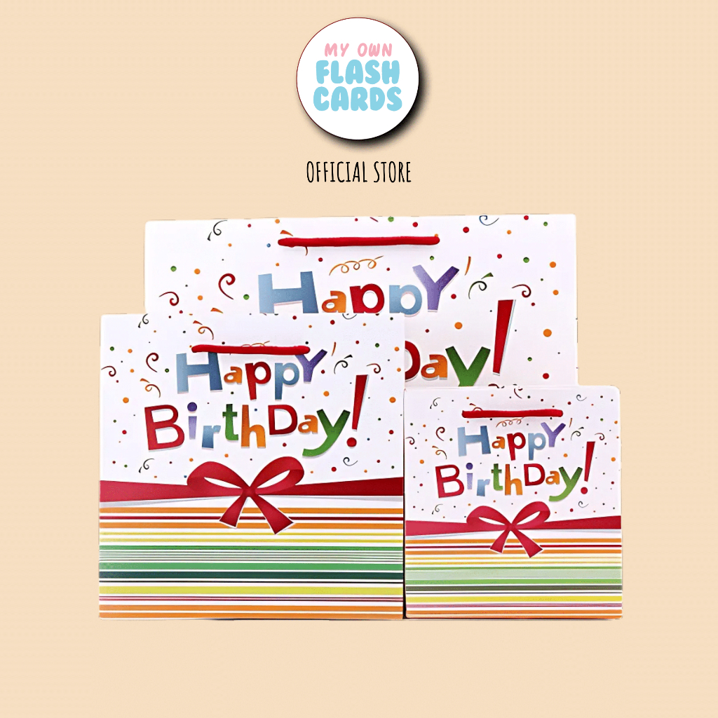 

Paper Bag Happy Birthday - Goodie Bag Souvenir Hampers Packaging Penyimpanan