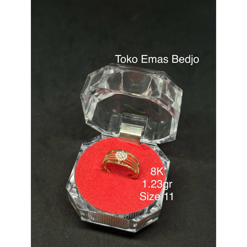 Cincin Emas Love String