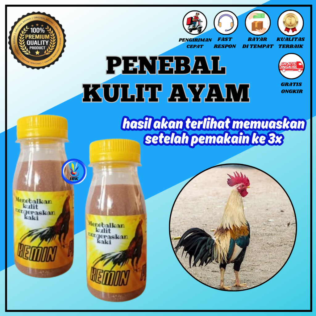 kemin ayam penebal kulit ayam.pengeras kaki ayam pemerah kulit ayam KEMIN SERBUK IBK_123