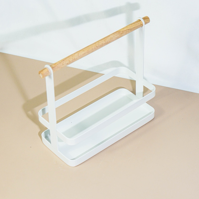 VIERA Rak Bumbu Rak Dapur Penyimpanan Bumbu Besi Rak Botol Bumbu