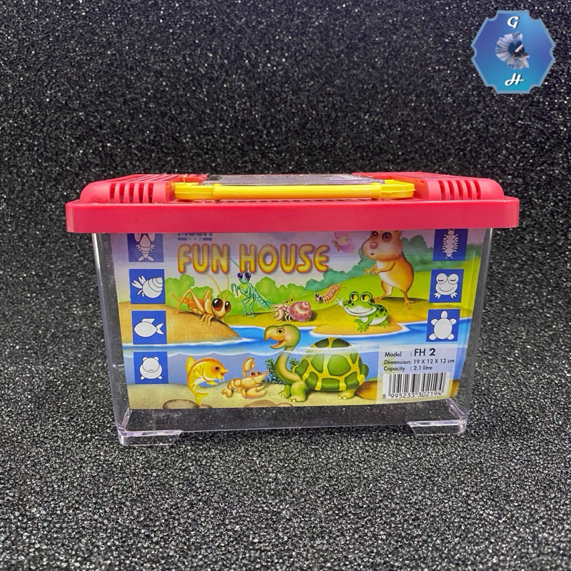 FUN HOUSE NO 2 - TEMPAT KURA & HAMSTER - 19x12x12 CM