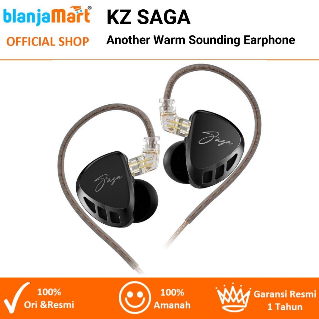 KZ SAGA Single DD In Ear Earphone Metal with MIC