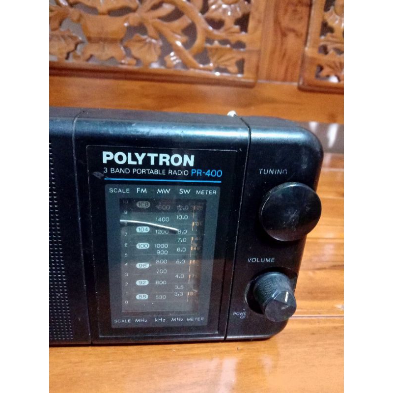 Radio Polytron Jadul Portable PR 400 3 band FM,AM,,dan SW